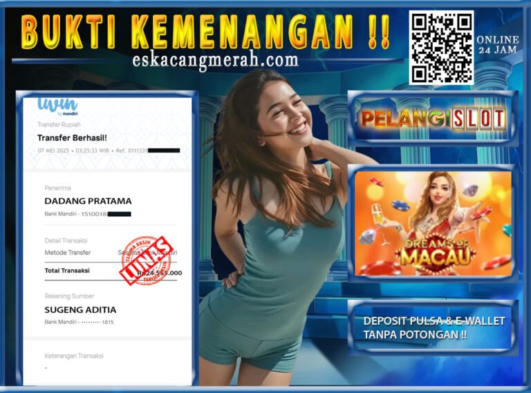 BUKTI JACKPOT PG SOFT 07/MEI/2025