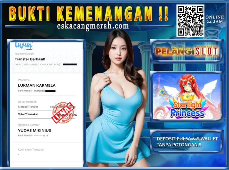 BUKTI JACKPOT PRAGMATIC 10/MEI/2025