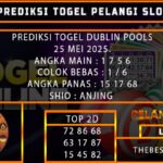 PREDIKSI TOGEL DUBLIN 25/MEI/2025