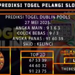 PREDIKSI TOGEL DUBLIN 27/MEI/2025