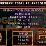 PREDIKSI TOGEL DUBLIN 02/MEI/2025