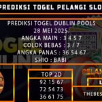 PREDIKSI TOGEL DUBLIN 28/MEI/2025