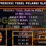 PREDIKSI TOGEL DUBLIN 30/MEI/2025