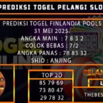 PREDIKSI TOGEL FINLANDIA 31/MEI/2025