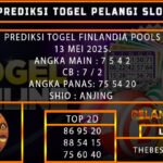PREDIKSI TOGEL FINLANDIA 13/MEI/2025