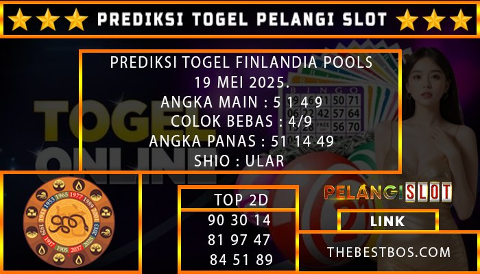 PREDIKSI TOGEL FINLANDIA 19/MEI/2025