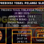 PREDIKSI TOGEL FINLANDIA 20/MEI/2025