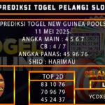 PREDIKSI TOGEL NEWGUINEA 11/MEI/2025