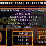 PREDIKSI TOGEL HONGKONG 24/MEI/2025