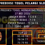 PREDIKSI TOGEL HONGKONG 27/MEI/2025