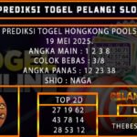 PREDIKSI TOGEL HONGKONG 19/MEI/2025