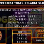 PREDIKSI TOGEL NEWGUINEA 21/MEI/2025