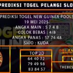 PREDIKSI TOGEL NEWGUINEA 19/MEI/2025