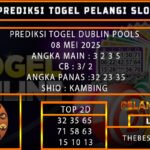 PREDIKSI TOGEL DUBLIN POOLS 08 MEI 2025