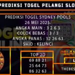 PREDIKSI TOGEL SYDNEY POOLS 26 MEI 2025
