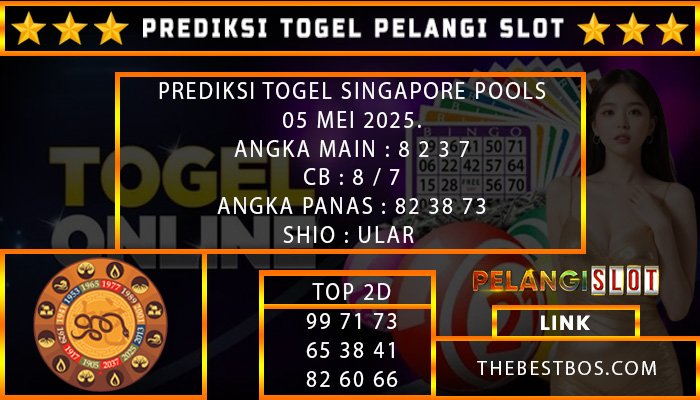 PREDIKSI TOGEL SINGAPORE 05/MEI/2025