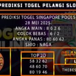 PREDIKSI TOGEL SINGAPORE 28/MEI/2025