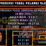 PREDIKSI TOGEL SENTOSA4D 28/MEI/2025