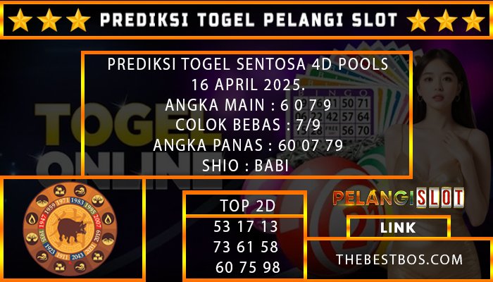 PREDIKSI TOGEL SENTOSA4D 16/MEI/2025