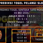 PREDIKSI TOGEL SENTOSATOTO 05/MEI/2025