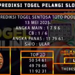 PREDIKSI TOGEL SENTOSATOTO 13/MEI/2025