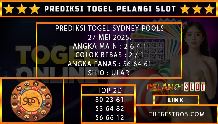 PREDIKSI TOGEL SYDNEY 27/MEI/2025
