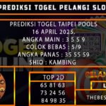 PREDIKSI TOGEL TAIPEI 16/MEI/2025