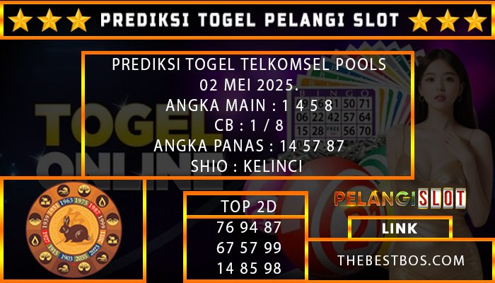 PREDIKSI TOGEL TELKOMSEL 02/MEI/2025