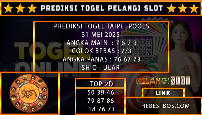PREDIKSI TOGEL TAIPEI 31/MEI/2025