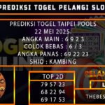 PREDIKSI TOGEL TAIPEI 22/MEI/2025
