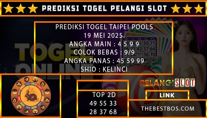 PREDIKSI TOGEL TAIPEI 19/MEI/2025