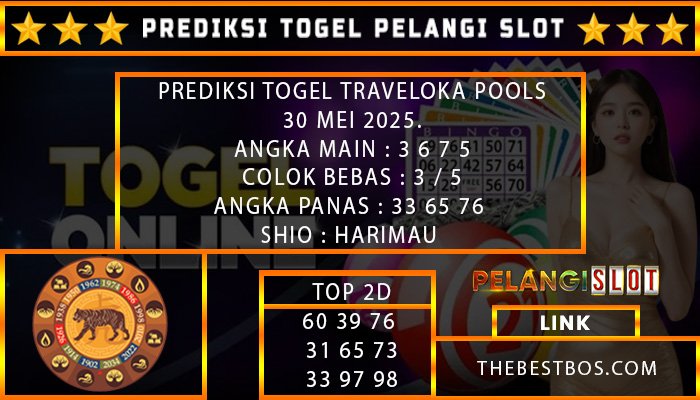 PREDIKSI TOGEL TRAVELOKA 30/MEI/2025