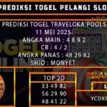 PREDIKSI TOGEL TRAVELOKA 11/MEI/2025
