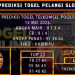 PREDIKSI TOGEL TELKOMSEL 13/MEI/2025