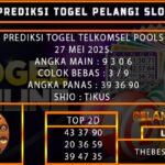 PREDIKSI TOGEL TELKOMSEL 27/MEI/2025