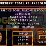 PREDIKSI TOGEL TELKOMSEL 30/MEI/2025