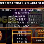 PREDIKSI TOGEL TELKOMSEL 22/MEI/2025