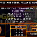 PREDIKSI TOGEL TELKOMSEL 23/MEI/2025