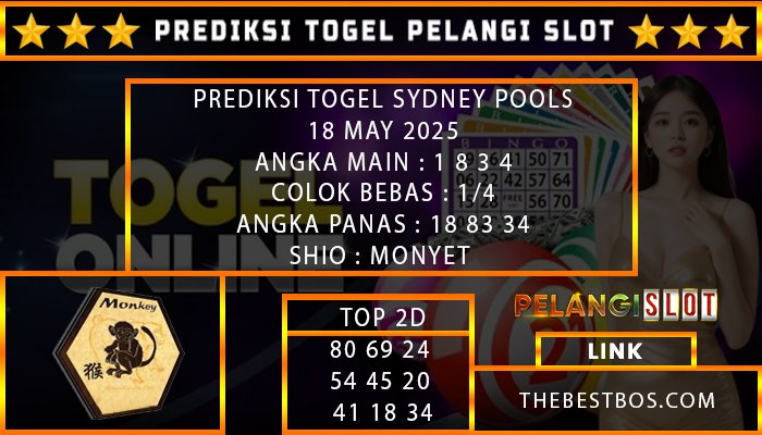 PREDIKSI TOGEL SYDNEY POOLS 18 MEI 2025