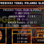 PREDIKSI TOGEL DUBLIN 11/MEI/2025