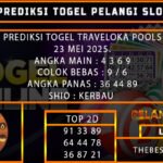 PREDIKSI TOGEL TRAVELOKA 23/MEI/2025