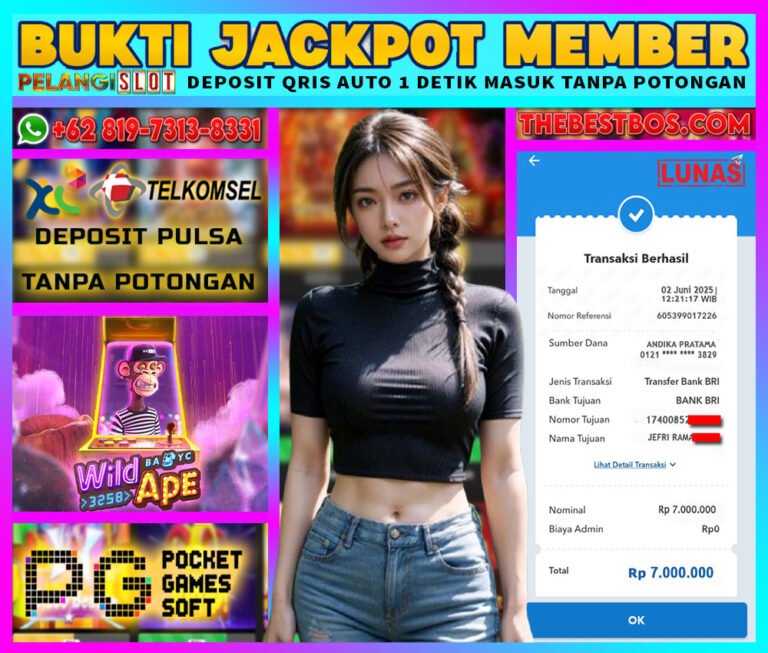 BUKTI JACKPOT PGSOFT 02/JUNI/2025