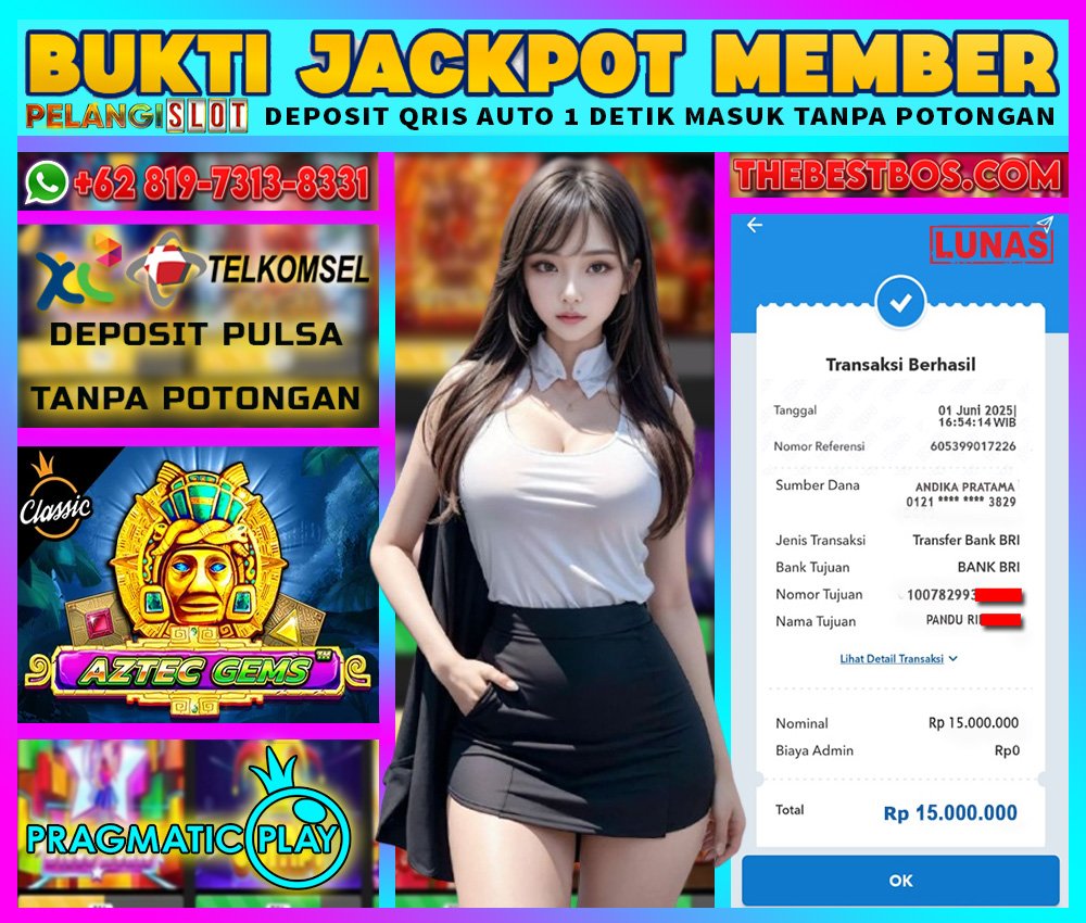 BUKTI JACKPOT PRAGMATIC 01/JUNI/2025