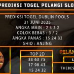 PREDIKSI TOGEL DUBLIN POOLS 21 JUNI 2025