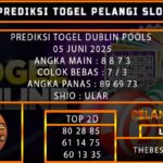 PREDIKSI TOGEL DUBLIN POOLS 05 JUNI 2025