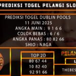 PREDIKSI TOGEL DUBLIN POOLS 11 JUNI 2025