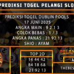 PREDIKSI TOGEL DUBLIN POOLS 17 JUNI 2025