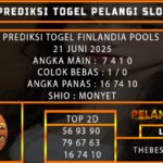 PREDIKSI TOGEL FINLANDIA POOLS 21 JUNI 2025