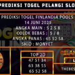 PREDIKSI TOGEL FINLANDIA POOLS 14 JUNI 2025