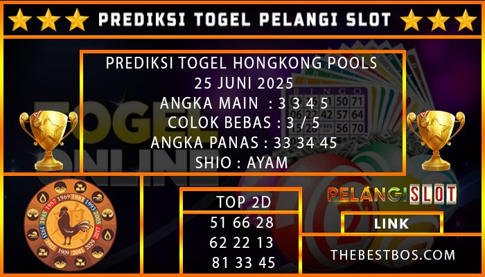 PREDIKSI TOGEL HONGKONG POOLS 25 JUNI 2025